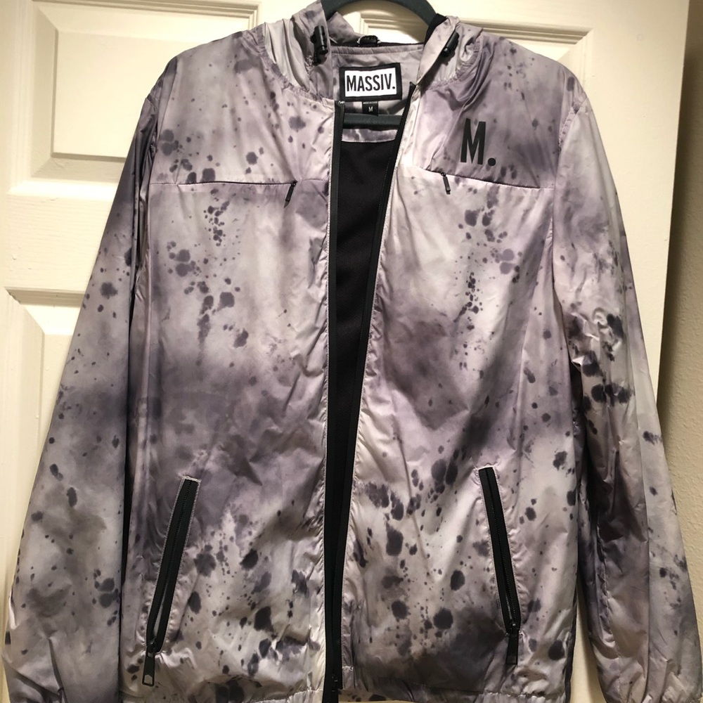 Moon Print Rain Jacket
